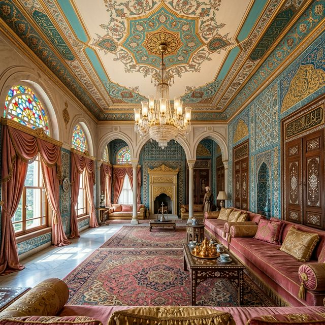 The Harem quarters with ornate decorations